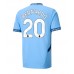 Manchester City Bernardo Silva #20 Hjemmedrakt 2024-25 Korte ermer